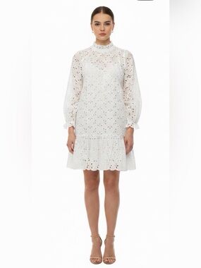 j crew long sleeve tweed dress J.Crew dress in multicolor tweed 8P